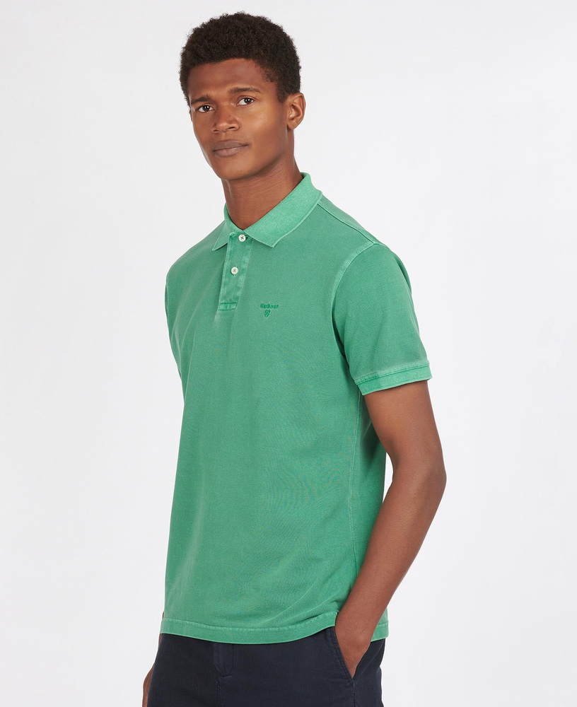 Barbour Men's Washed Sports Polo Turf - J-Michael