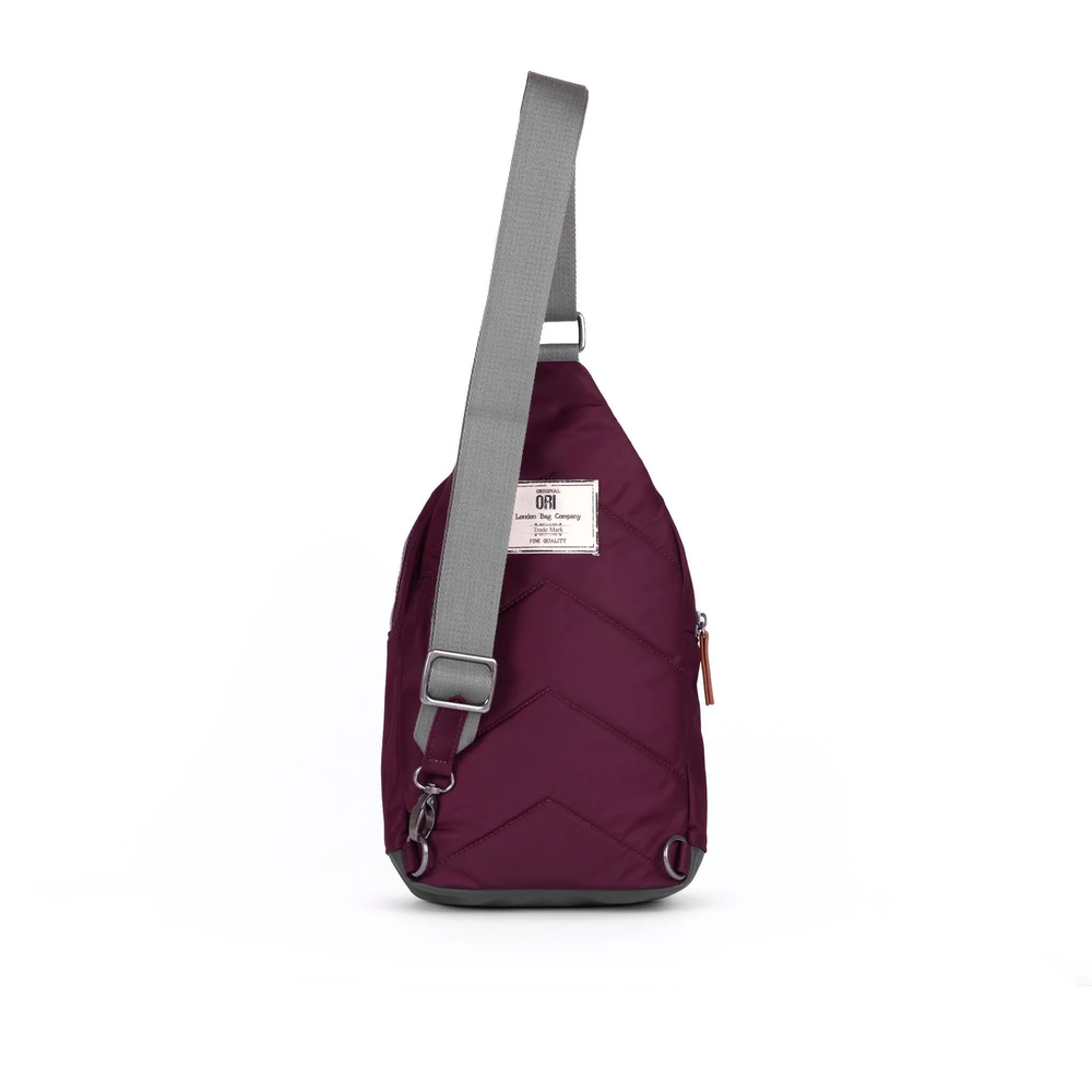 ORI London Willesden B Sling Bag Sustainable Nylon Plum - J-Michael