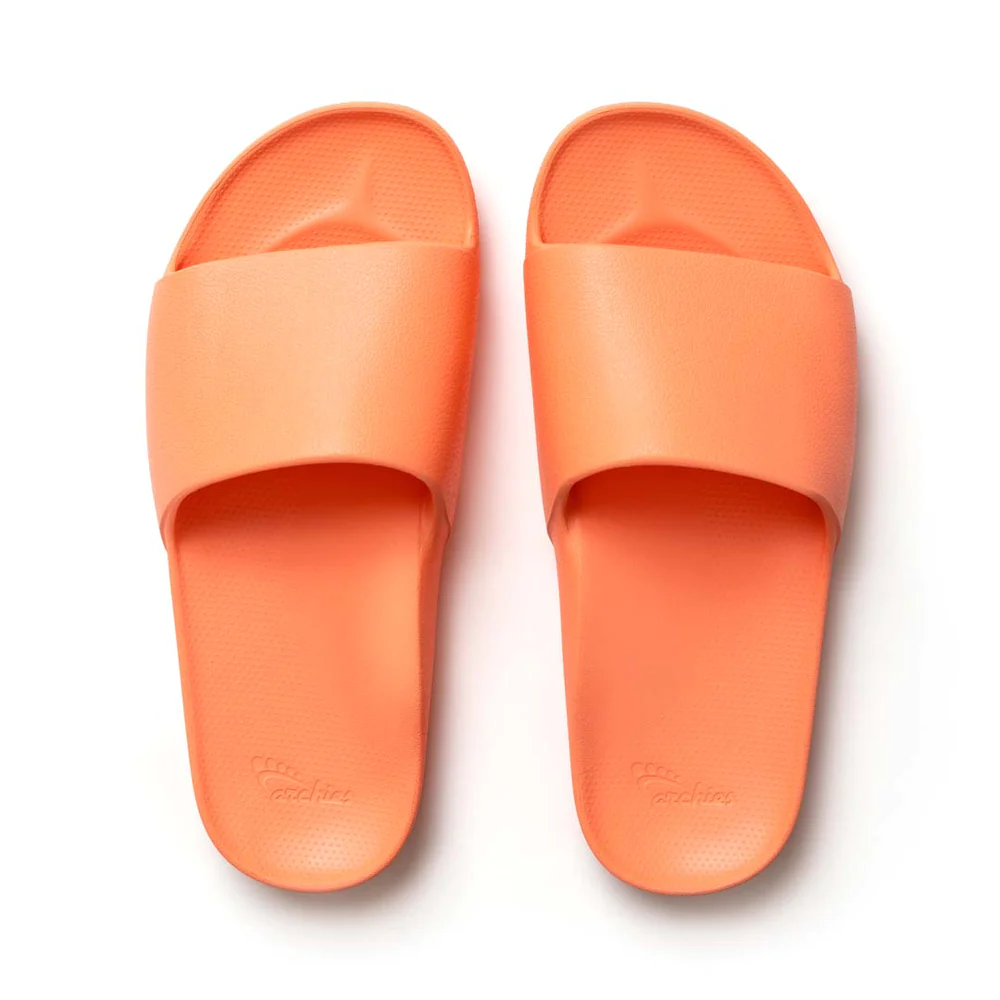 Archie's Footwear Women's Arch Support Slide Peach - J-Michael