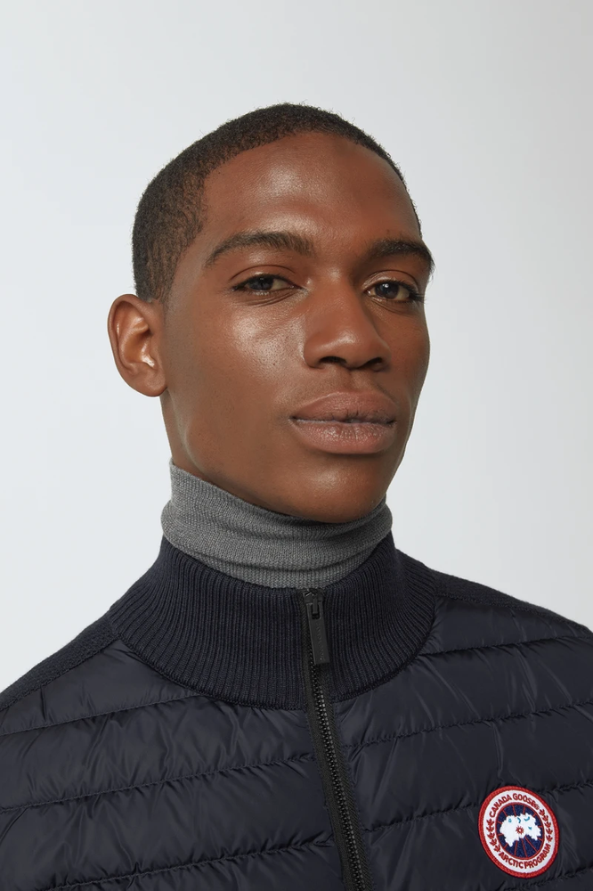 Canada Goose Men's Hybridge Knit Vest Navy JMichael