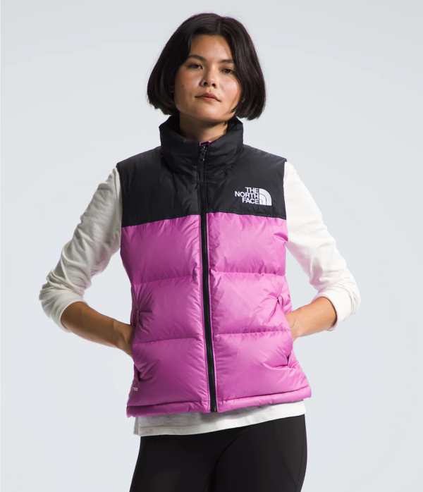THE NORTH FACE 1996 RETRO NUPTSE VEST RED VIOLET size XL