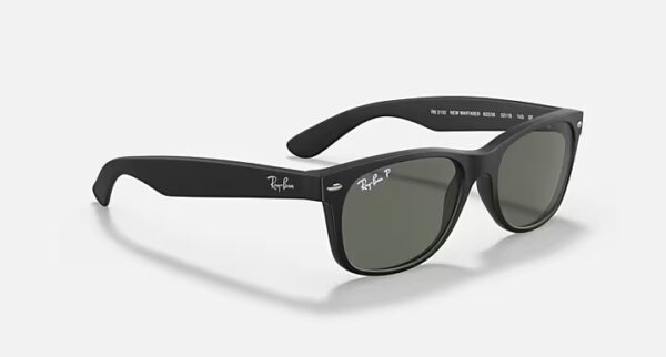 Rayban NEW WAYFARRER RUBBER BLACK - Image 7