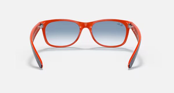 Rayban NEW WAYFARRER BLUE ON ORANGE - Image 6