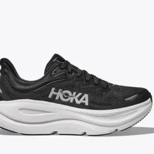 HOKA Women's BONDI 9 BLACK / WHITE