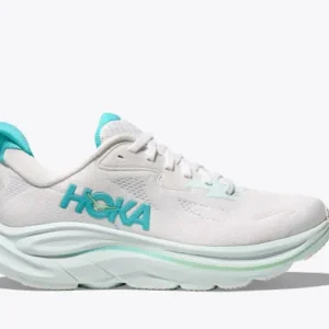 HOKA Women's CLIFTON 10 White / Cielo blue