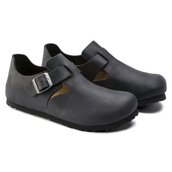 Birkenstock London BLACK OILED Leather - Image 4
