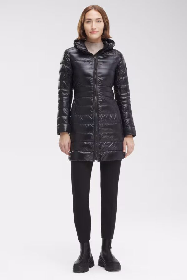 Canada Goose Women Cypress Hooded Jacket BLACK DISC - Image 3