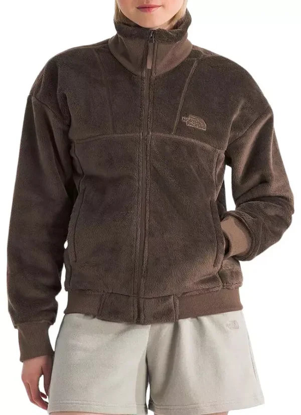 The North Face Women's Osito Lux Jacket Smokey Brown - Image 5