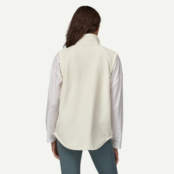 Patagonia Women's Classic Microdini Fleece Vest Birch White - Image 4