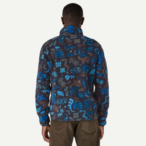Patagonia Men's Lightweight Synchilla® Snap-T® Fleece Pullover Across Oceans: Pitch Blue - Image 3