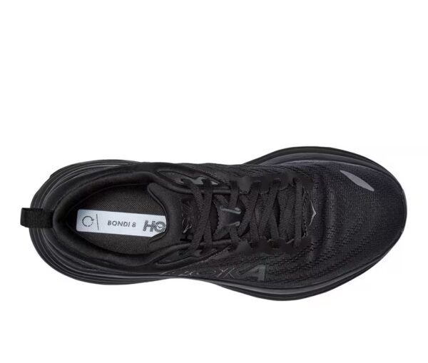 HOKA Men's Bondi 8 Wide Black - Image 3
