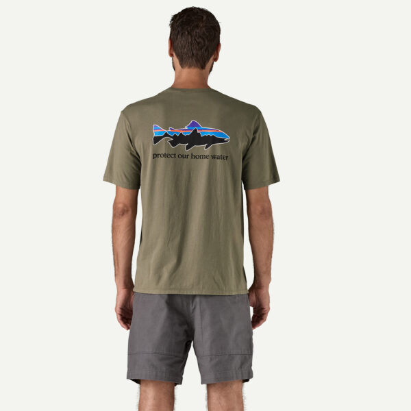Patagonia Men's Home Water Trout Organic T-Shirt - Image 4