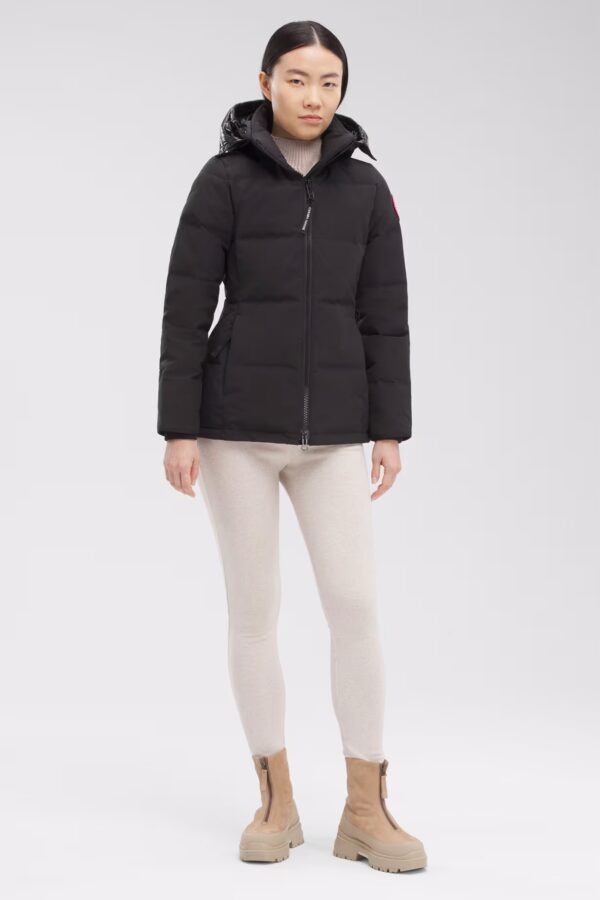 Canada Goose Women Chelsea Parka CR/Black - Image 5