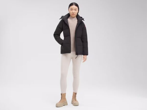 Canada Goose Women Chelsea Parka CR/Black - Image 4