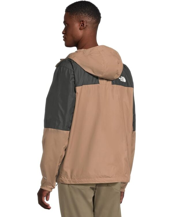 The North Face Men's MOUNTAIN WIND JACKET Latte-TNF Black - Image 5