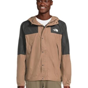 The North Face Men's MOUNTAIN WIND JACKET Latte-TNF Black