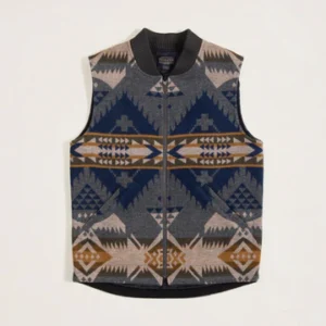 Pendleton Men's Colton Quilted Zip Vest Nehalem Grey