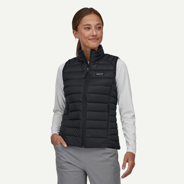 Patagonia Women's Down Sweater Vest Black - Image 3