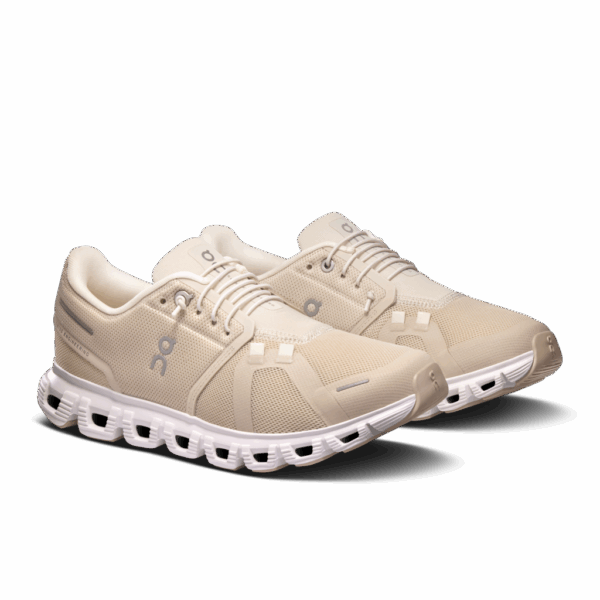 ON Women's Cloud 6 PEARL / WHITE - Image 3