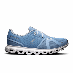 ON Women's Cloud 6 Chambray | White