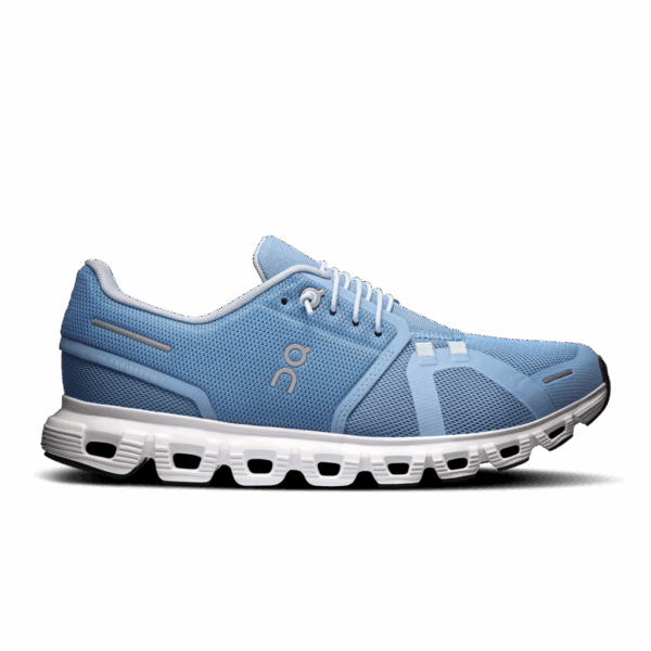 ON Women's Cloud 6 Chambray | White