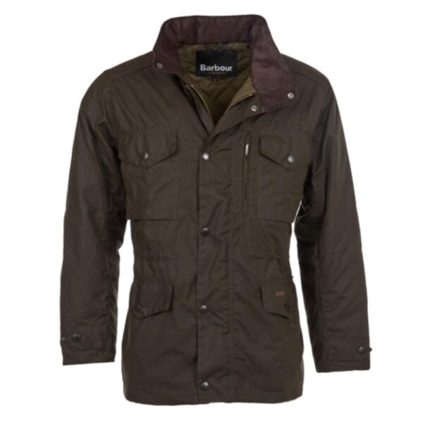 Barbour Men's Sapper Wax Jacket Olive