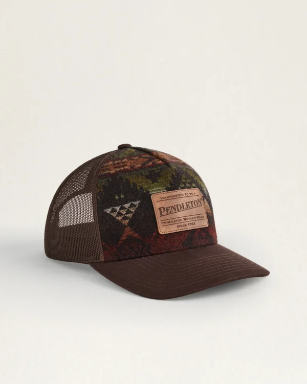 Pendleton Wool Trucker Hat Nehalem Brown