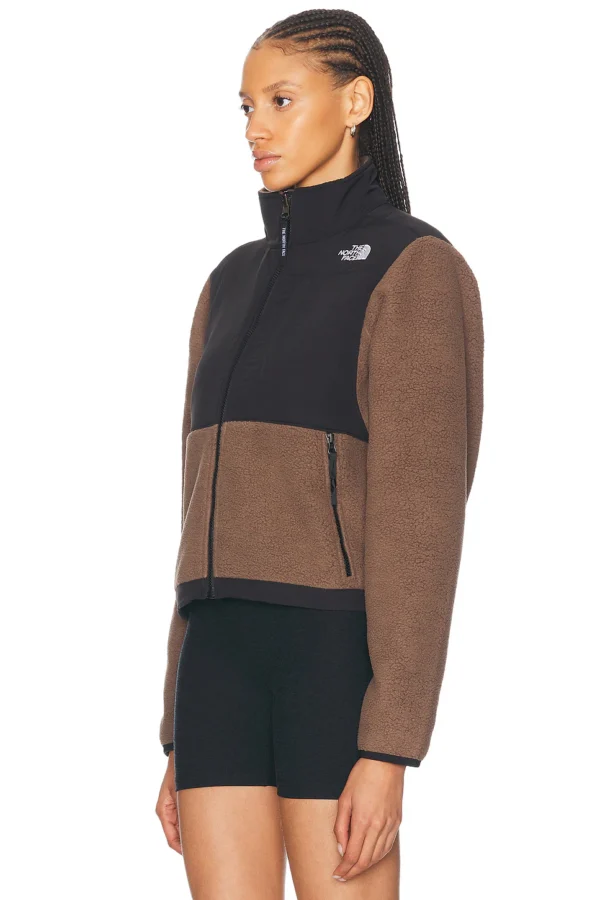 The North Face Women's Retro Denali Jacket Smokey Brown/ TNF Black - Image 2