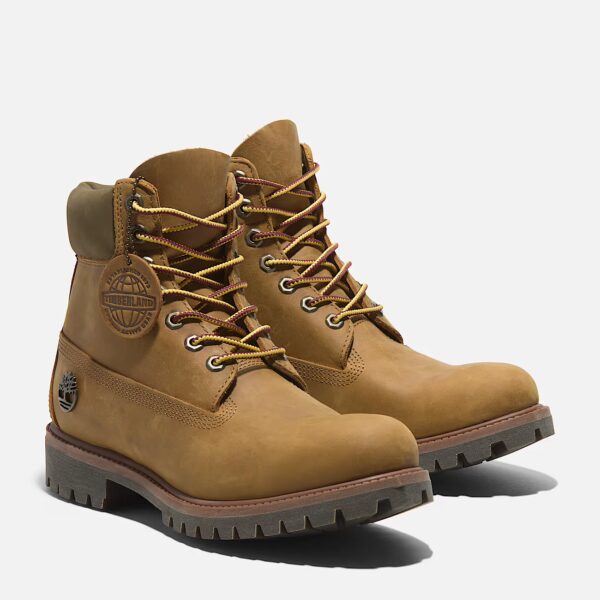 Timberland Premium 6-Inch Lace-Up Waterproof Boot Yellow - Image 2