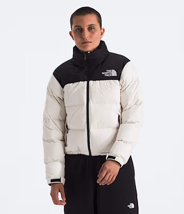 The North Face Women's 1996 RETRO NUPTSE JACKET WHITE DUNE/TN - Image 2