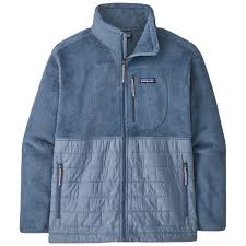 Patagonia Women's Re-Tool Hybrid Fleece Jacket Utility Blue