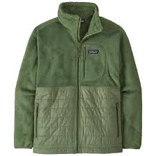 Patagonia Women's Re-Tool Hybrid Fleece Jacket Terrain Green