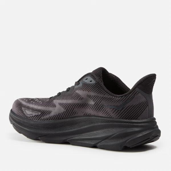 Hoka Men's Clifton 9 Black/ Black - Image 4