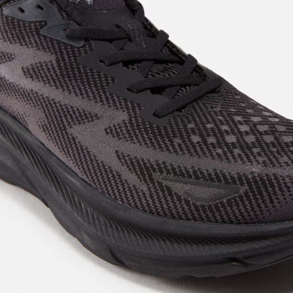 Hoka Men's Clifton 9 Black/ Black - Image 3