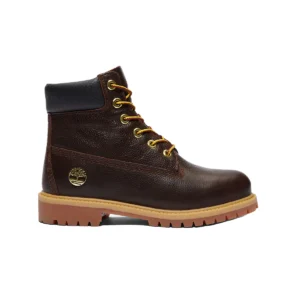 Timberland Grade School Premium 6 Inch Waterproof Espresso Full-Grain