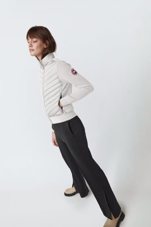 Canada Goose Women's HyBridge Knit Jacket Cottongrass - Image 6