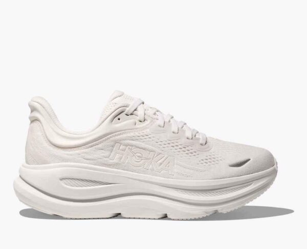 HOKA MEN BONDI 9 WHITE / WHITE