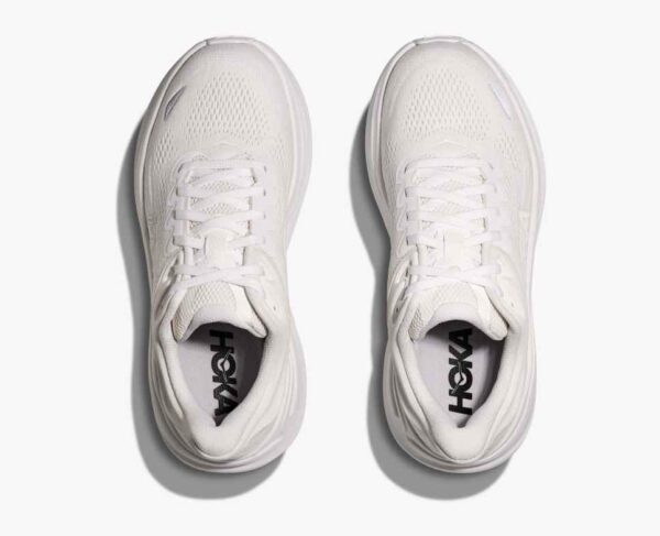 HOKA MEN BONDI 9 WHITE / WHITE - Image 3