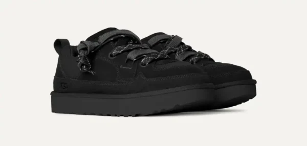 UGG WOMEN LO LOWMEL BLACK - Image 2