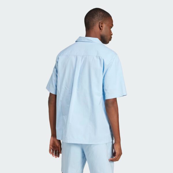 Adidas Men Essentials Seersucker Short Sleeve Shirt - Image 4