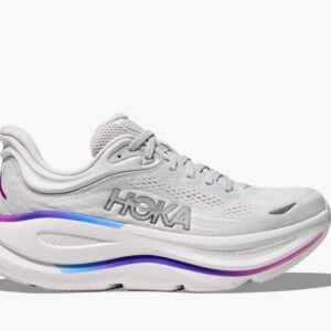 HOKA WOMEN BONDI 9 COSMIC GREY / WHITE