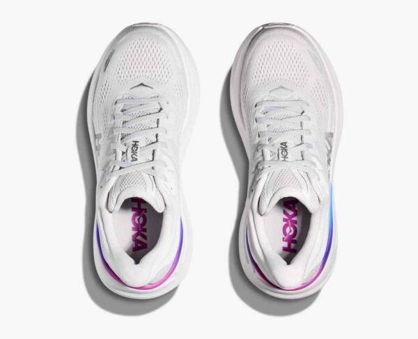 HOKA WOMEN BONDI 9 COSMIC GREY / WHITE - Image 2