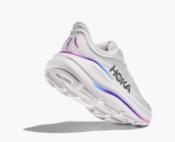 HOKA WOMEN BONDI 9 COSMIC GREY / WHITE - Image 6