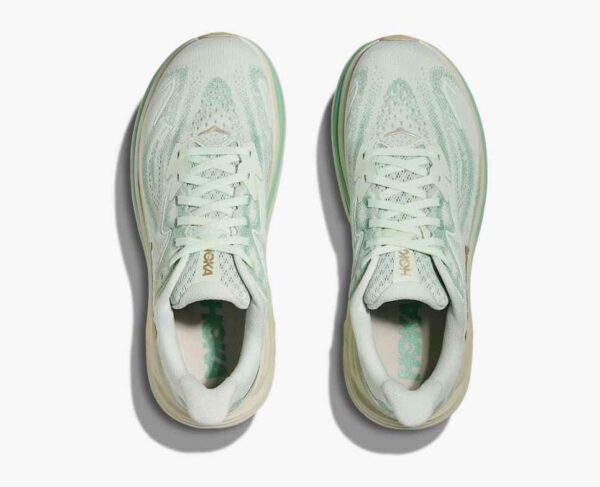 HOKA WOMEN CLIFTON 10 SEA GLASS / JADEITE - Image 3