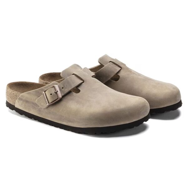 Birkenstock Boston Soft Footbed Oiled Leather Tobacco Brown - Image 4