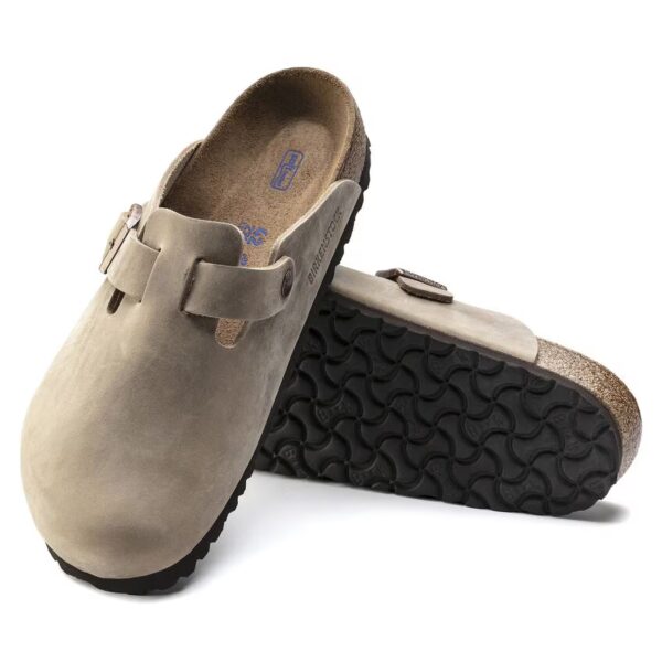 Birkenstock Boston Soft Footbed Oiled Leather Tobacco Brown - Image 3