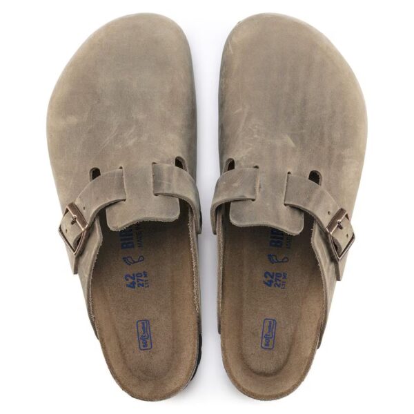 Birkenstock Boston Soft Footbed Oiled Leather Tobacco Brown - Image 2