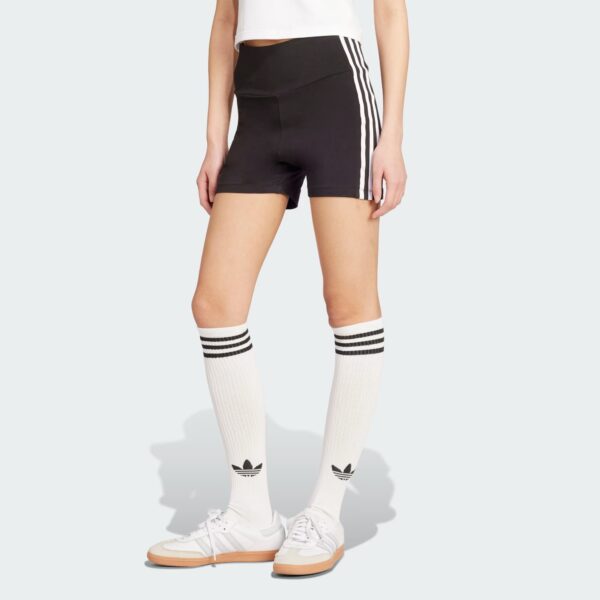 Adidas Women's Adicolor 3-Stripes Booty Shorts Co