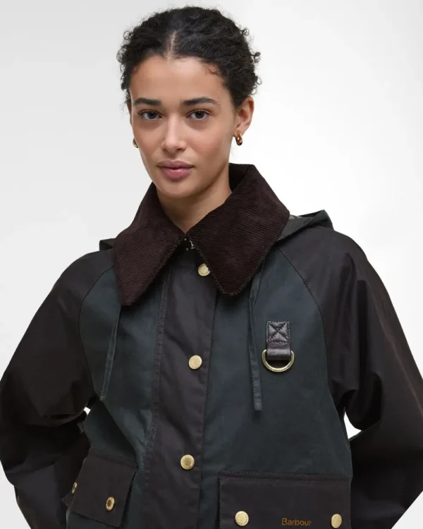 barbour women's reighton wax jacket - Image 5