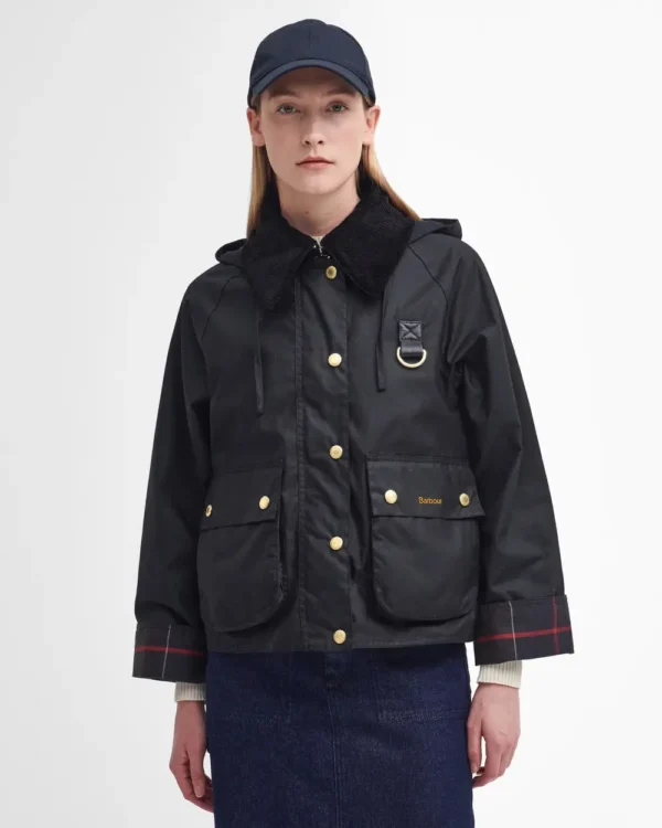 barbour women's reighton wax jacket - Image 9
